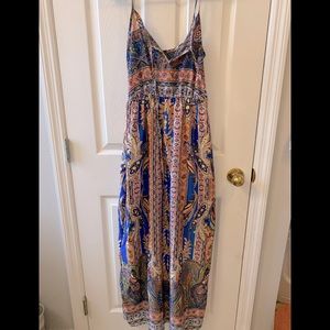 Runway story boho maxi dress